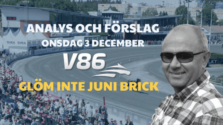 V86 tips onsdag 3/12