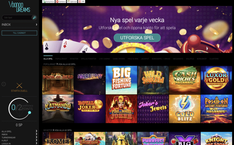 voodoo dreams casino online