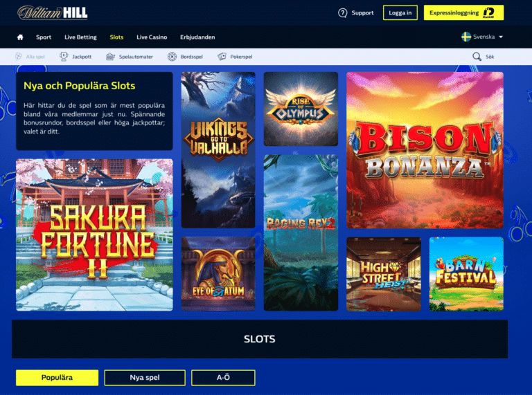 william hill online casino