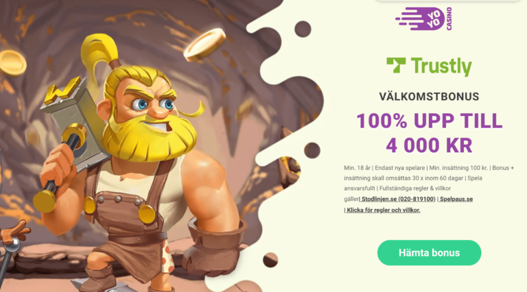 yoyo casino bonuserbjudande