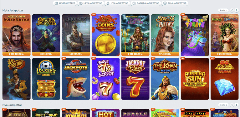 jackpottar hos yoyo casino